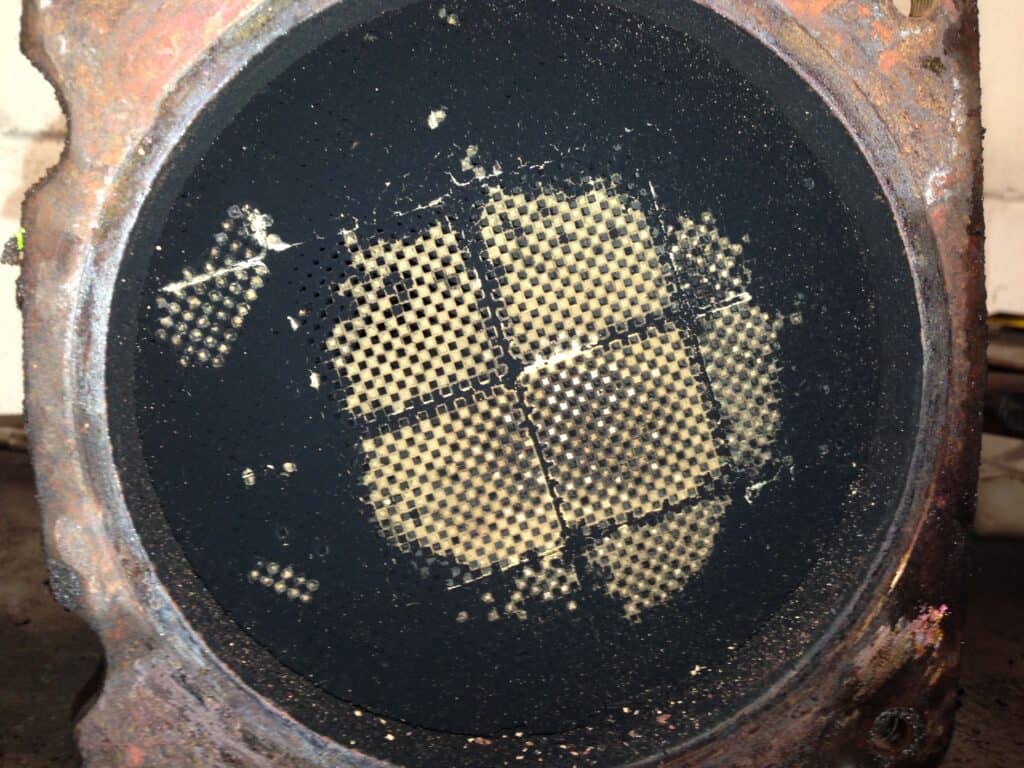 Blocked DPF Filter