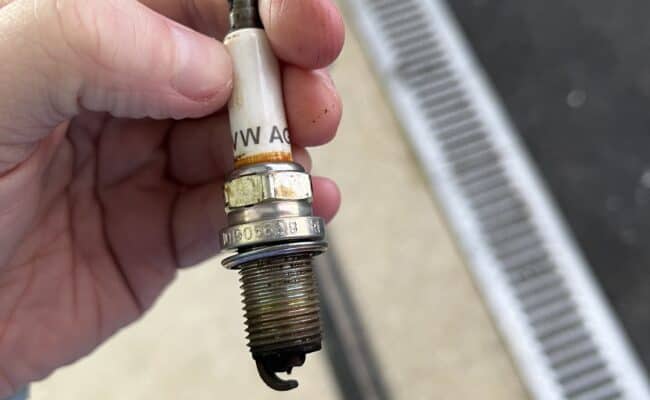 Audi S5 Worn Spark Plug